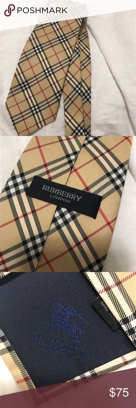 burberry tie label authentic